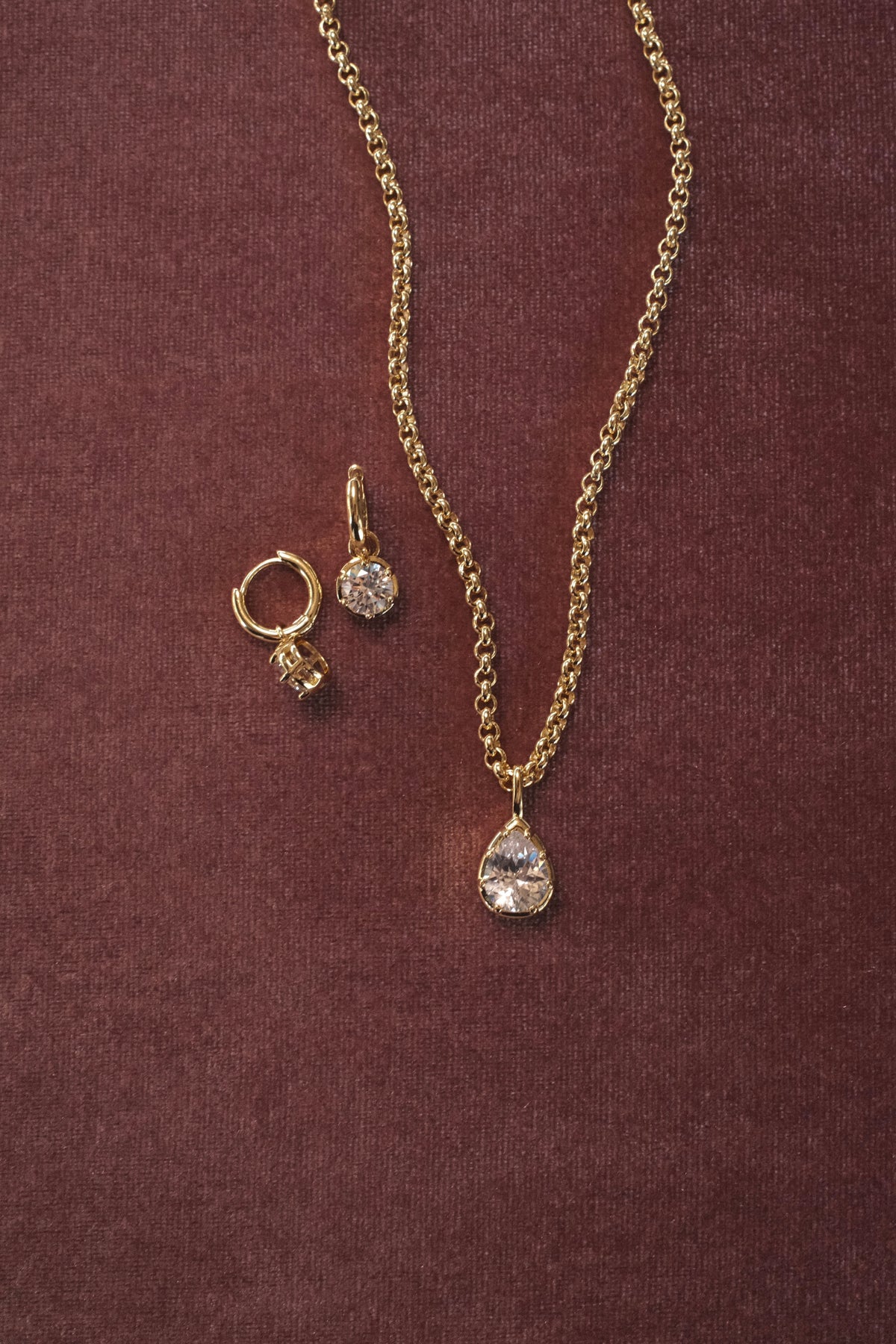 Esther Necklace & Serena Earrings - Silver