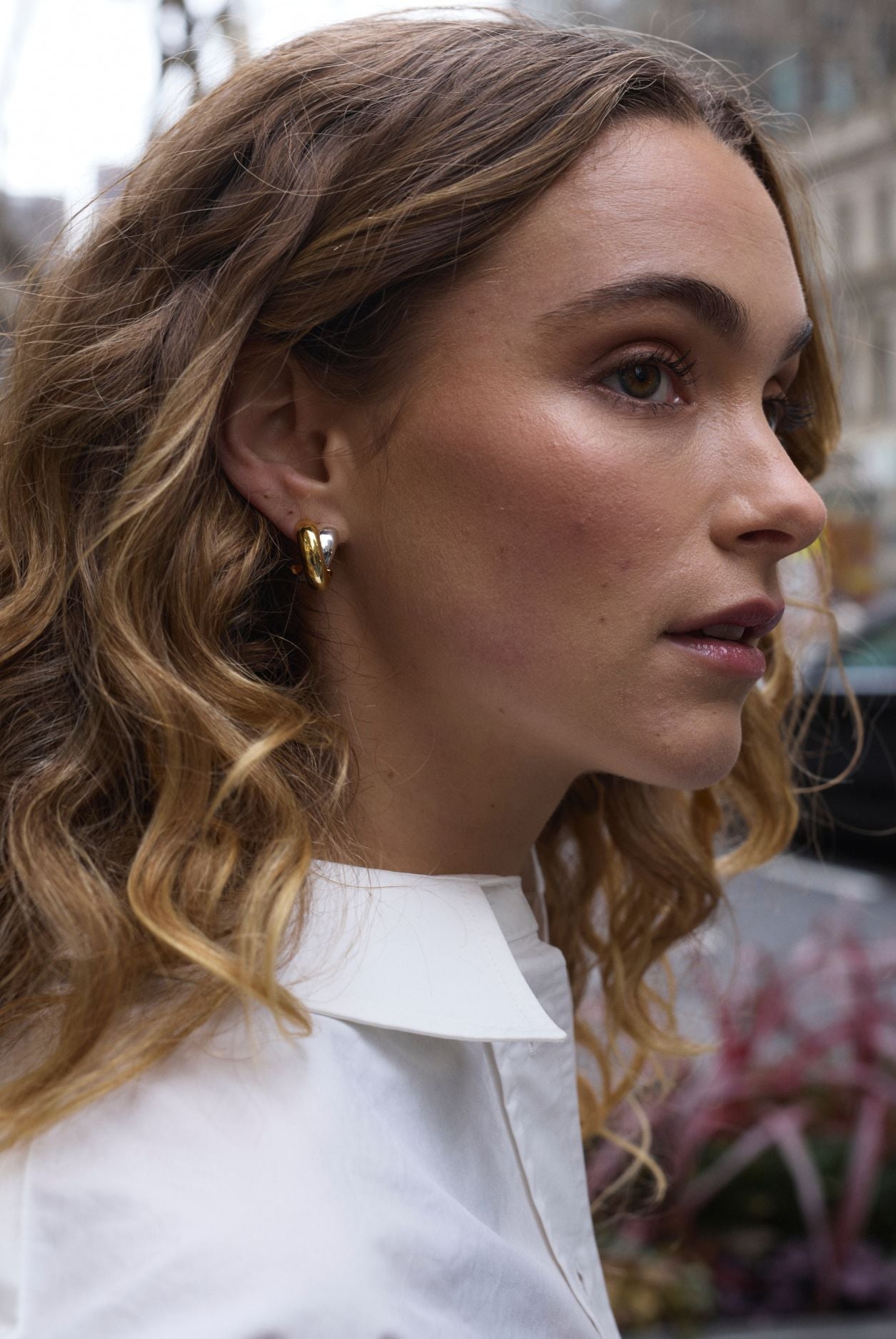 Freya Hoop - Gold/Silver