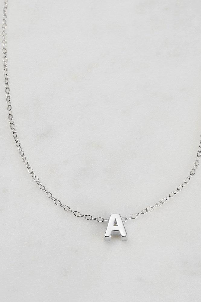 Letter Necklace A