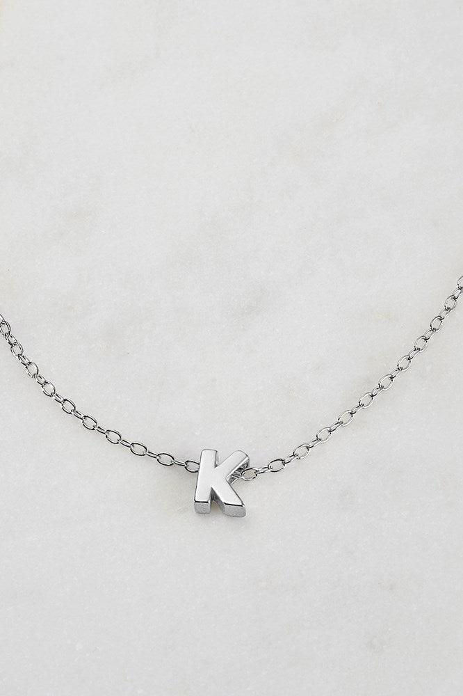Letter Necklace K
