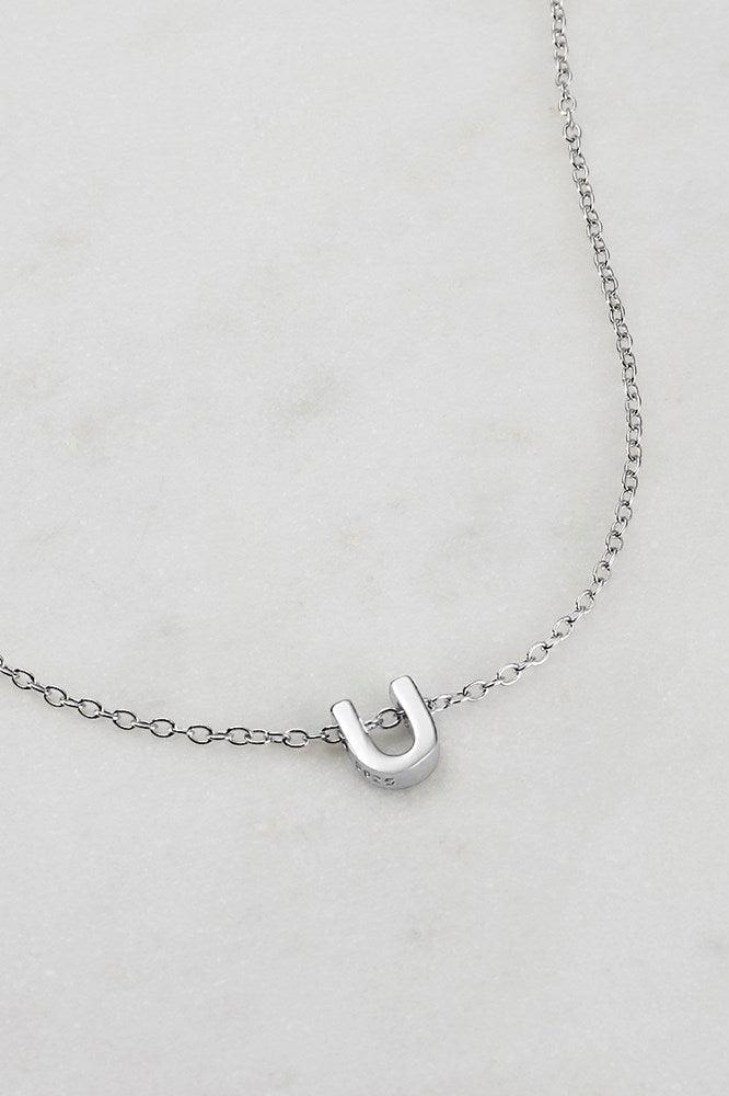 Letter Necklace U
