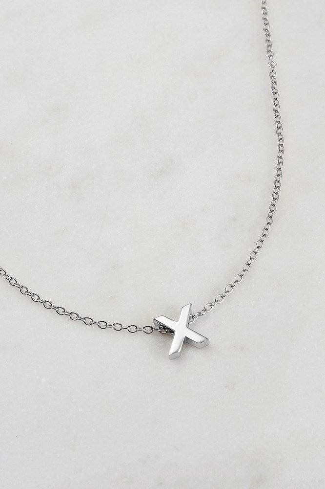 Letter Necklace X