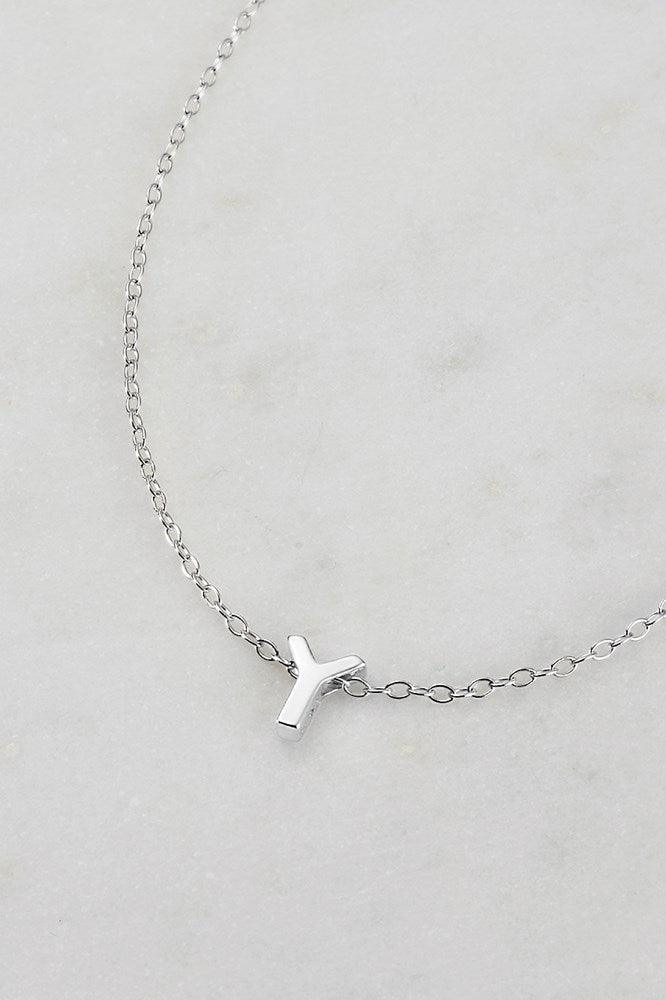 Letter Necklace Y
