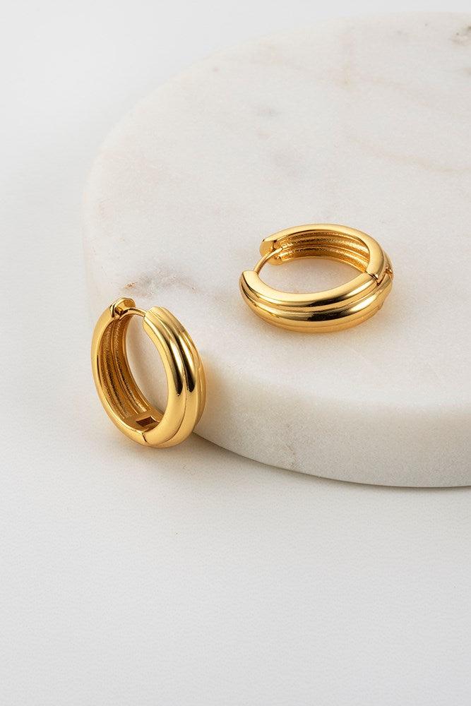 Paris Hoop Earring - Gold