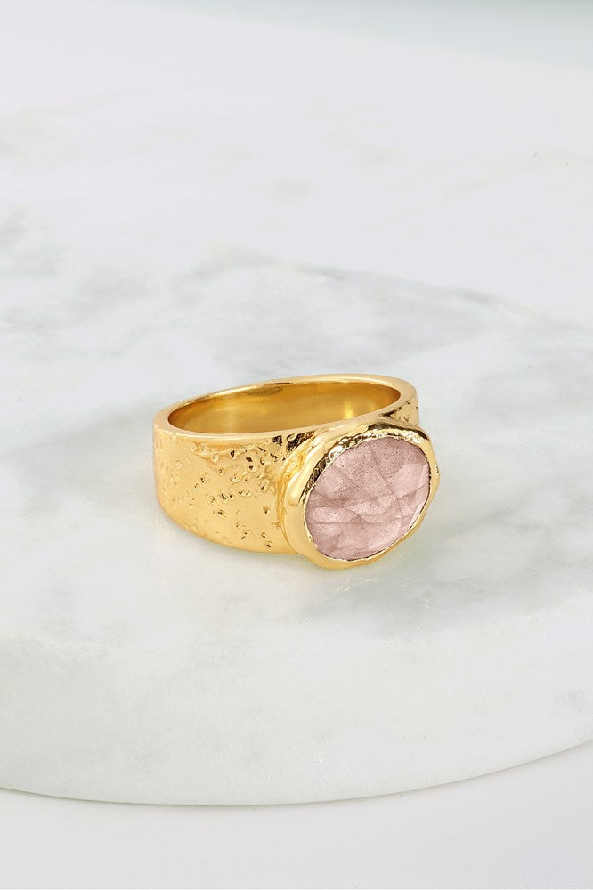 Daniella Ring - Rose Quartz