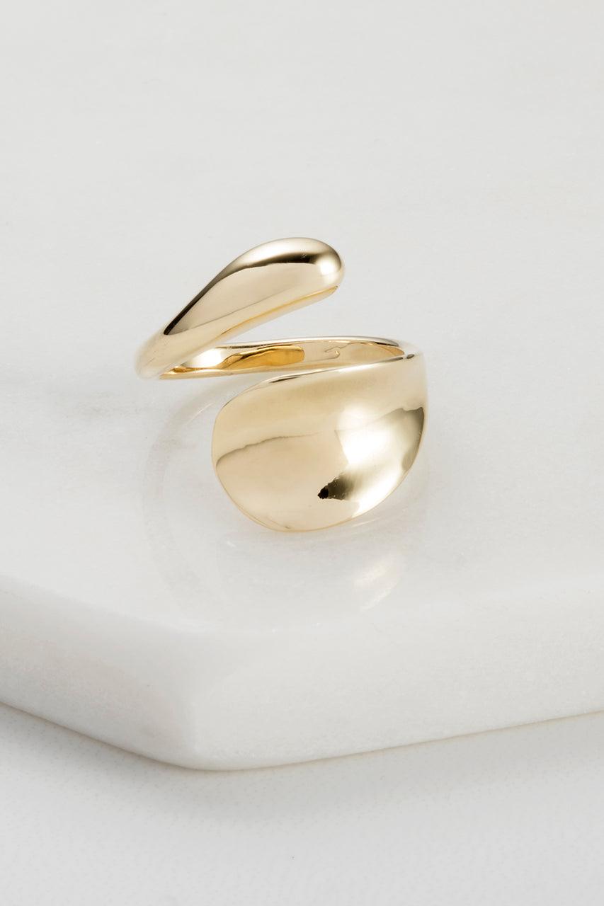 Twin Adjustable Ring - Gold