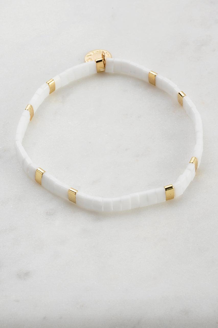 White Tile Bracelet