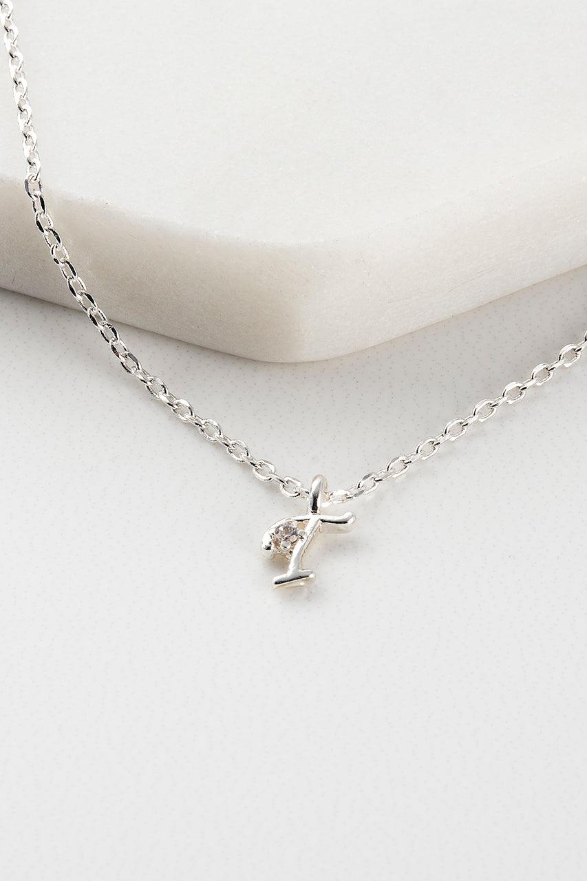 Initial Necklace - Silver