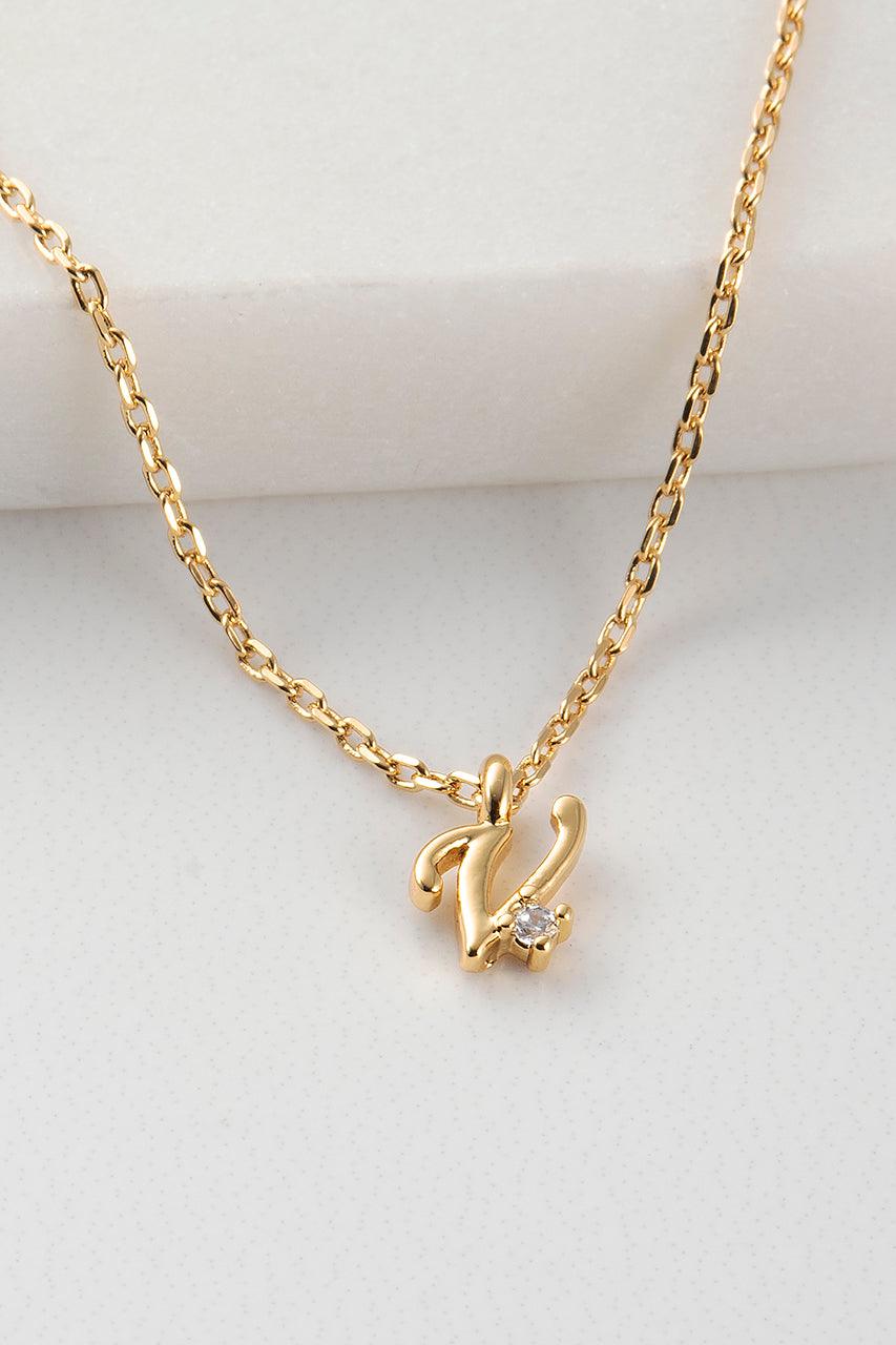 Initial Necklace - Gold