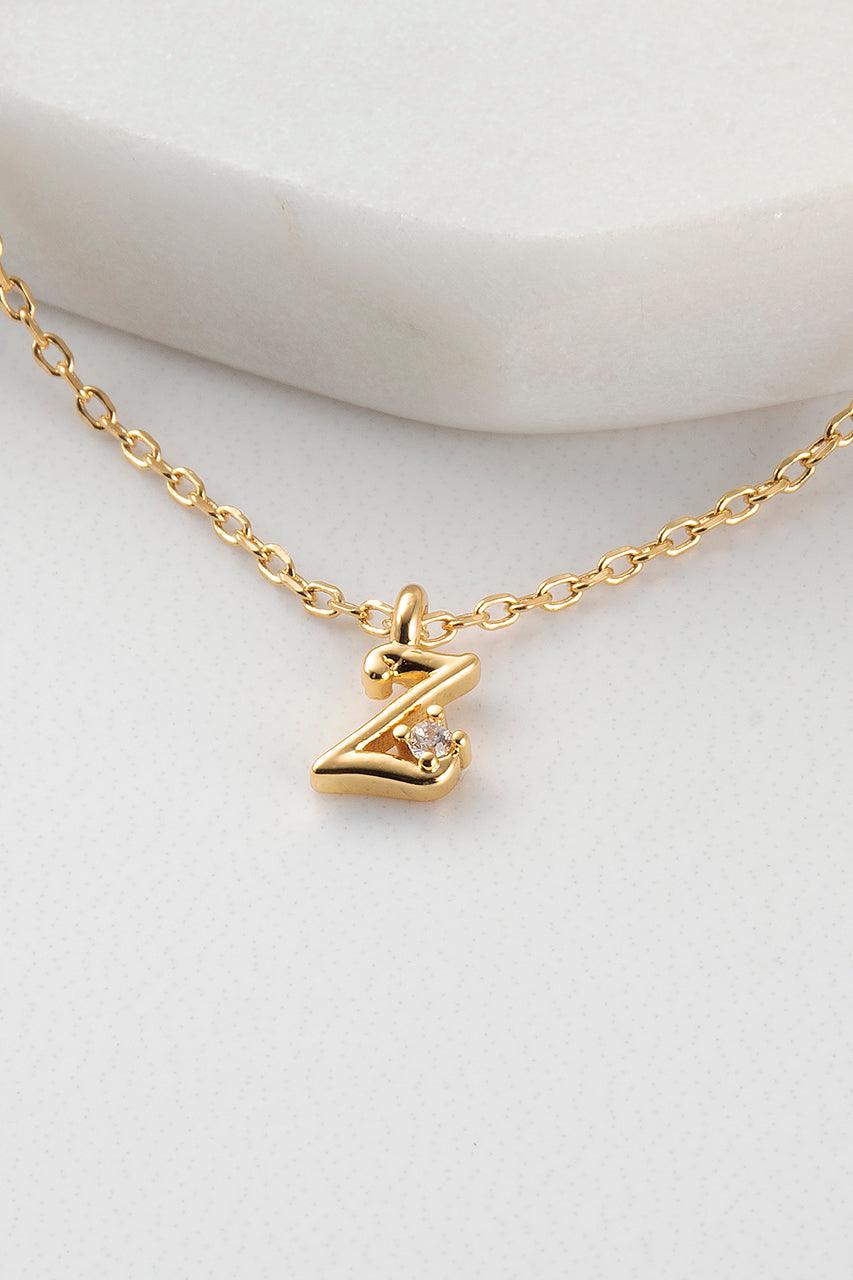 Initial Necklace - Gold