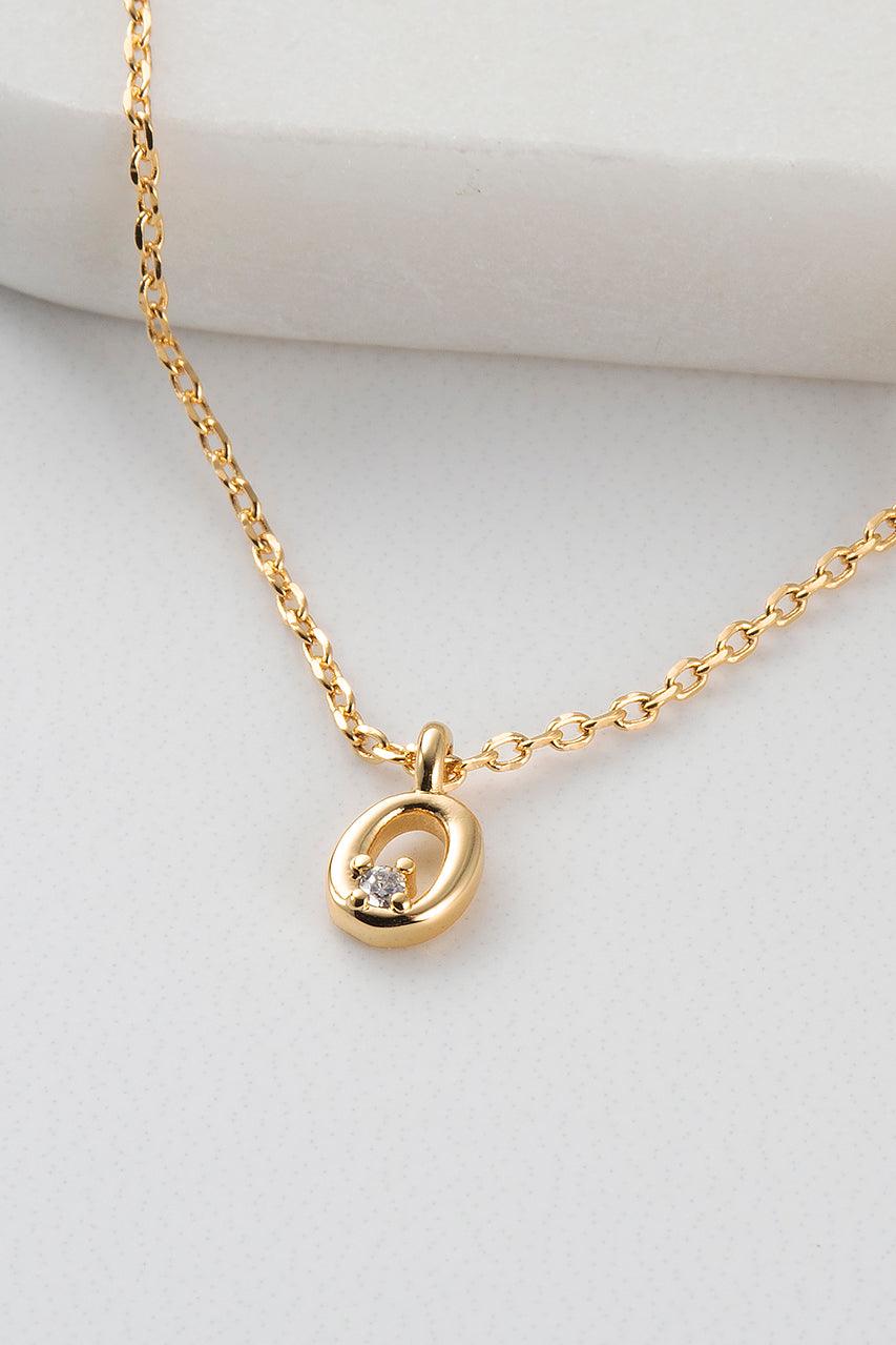 Initial Necklace - Gold