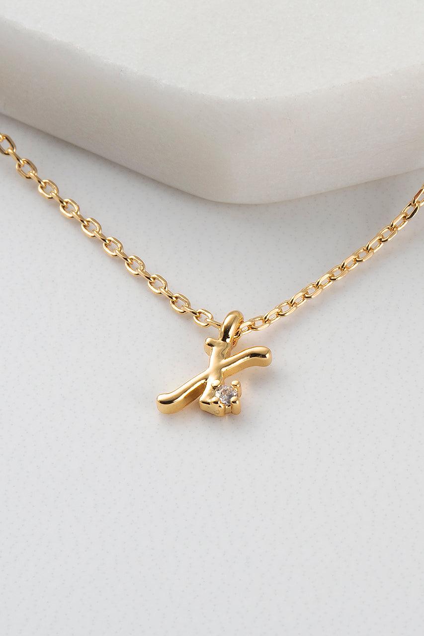 Initial Necklace - Gold