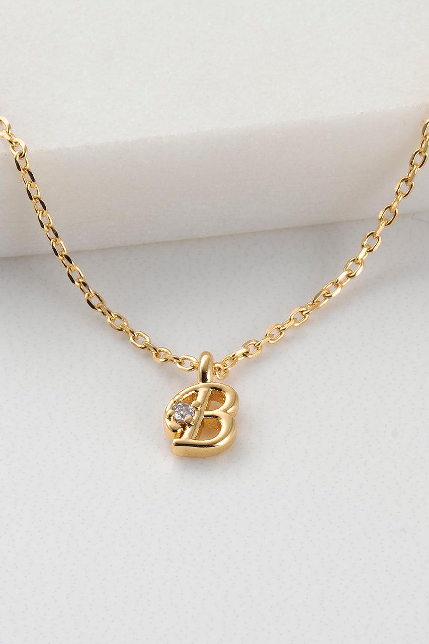 Initial Necklace - Gold