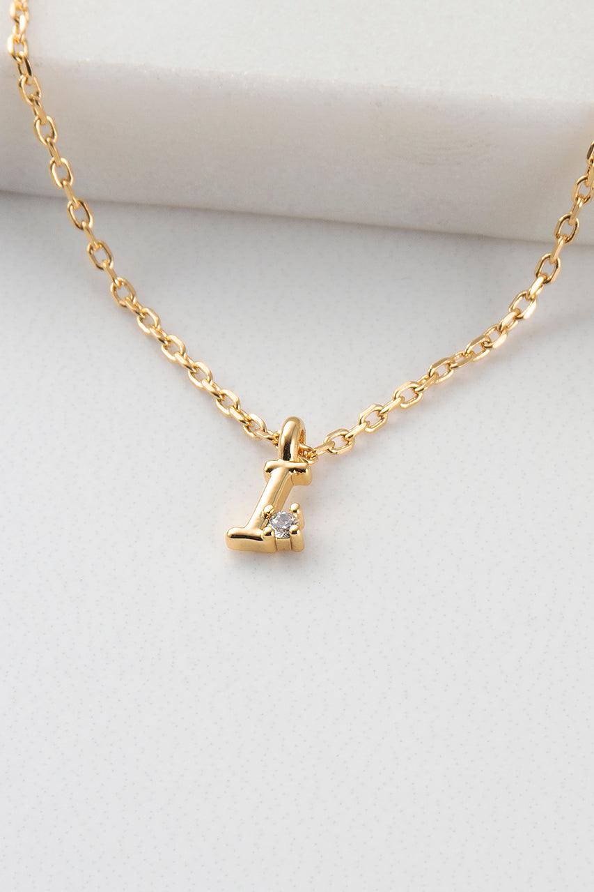 Initial Necklace - Gold
