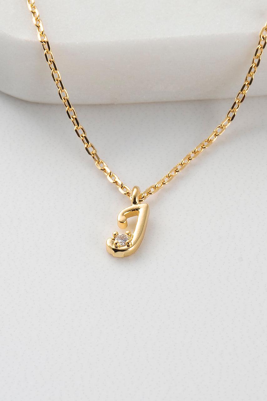 Initial Necklace - Gold