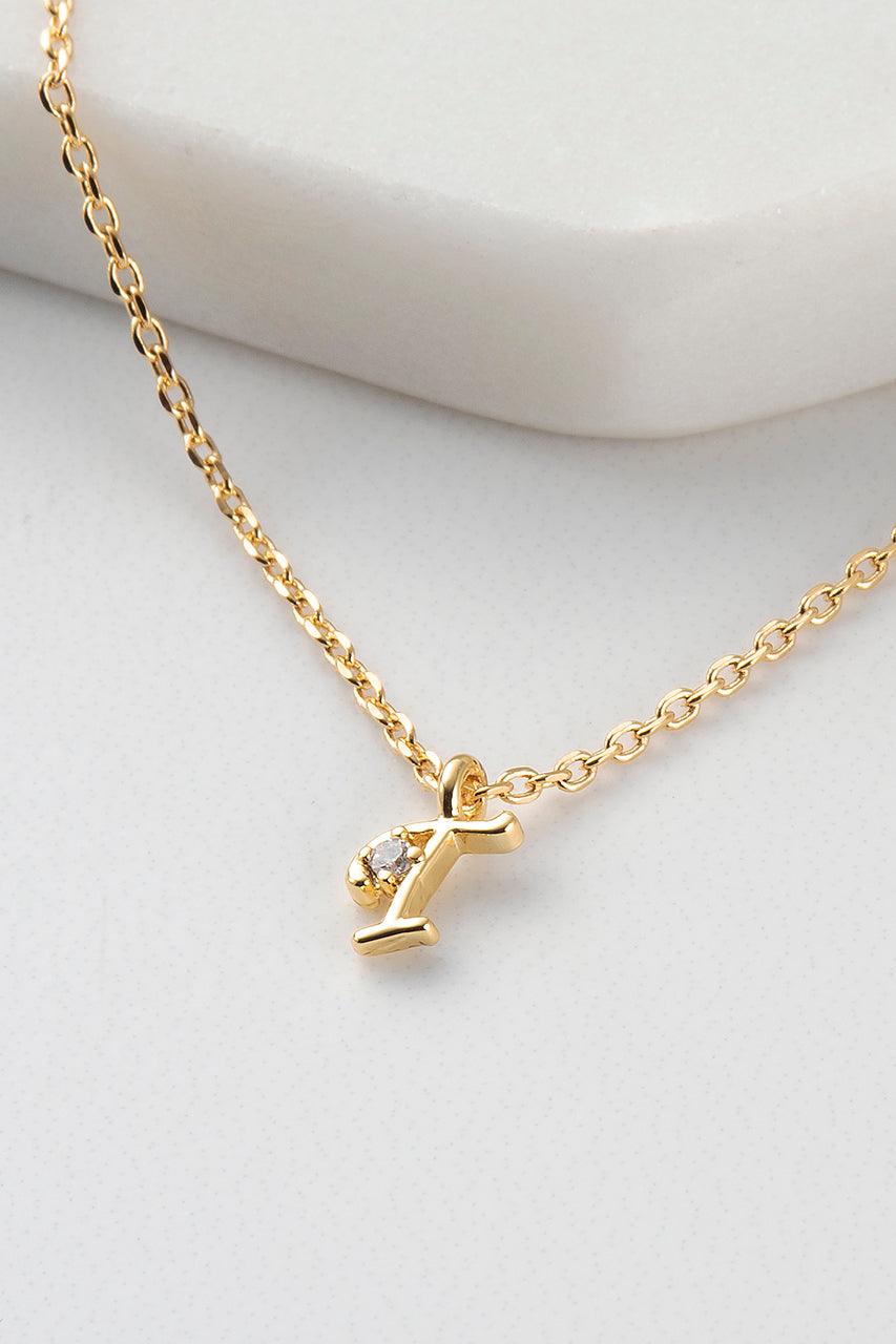 Initial Necklace - Gold