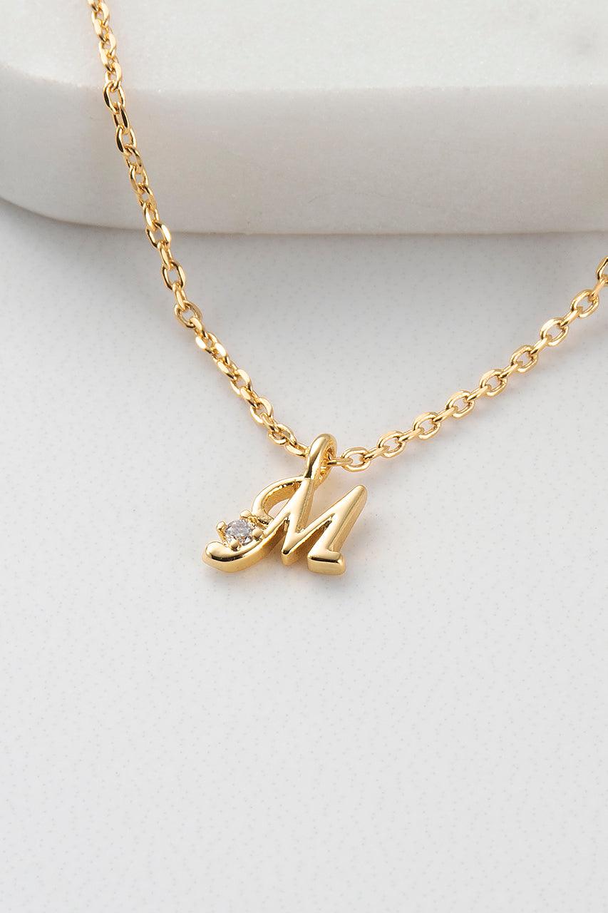 Initial Necklace - Gold